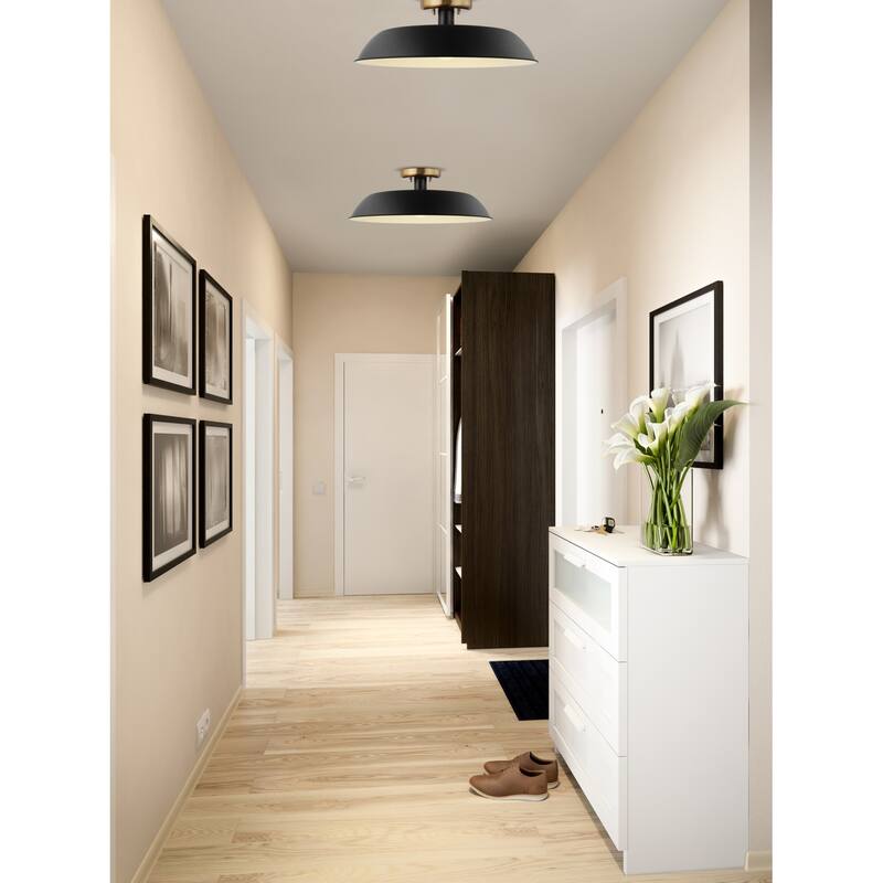 Nuvo Lighting 60/7493 Colony 20" Wide Semi-Flush Ceiling Fixture