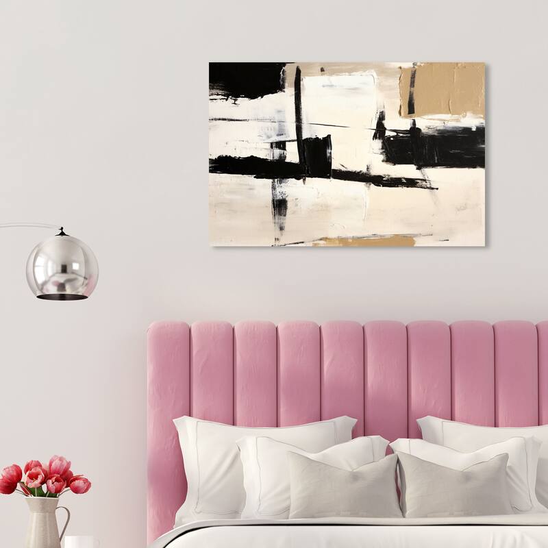 Wynwood Studio Canvas Abstract Warehouse Builders White and Cream White Modern & Contemporary Wall Art Canvas Print - 30 x 20