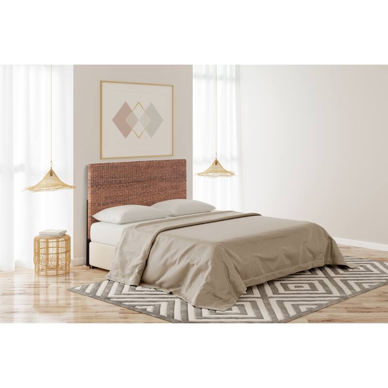 Ashbury Woven Wicker Rattan Abaca Headboard