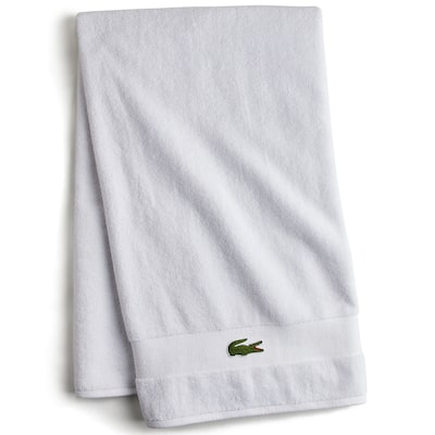 Lacoste Heritage Sport Stripe 100% Cotton Bath Towel