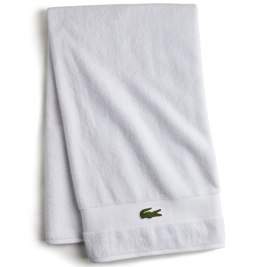 Lacoste Heritage Sport Stripe 100% Cotton Bath Towel