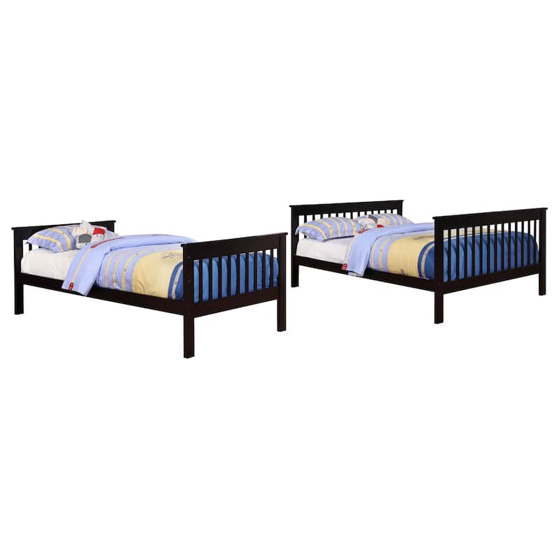 Chapman Transitional Wood Frame Bunk Bed