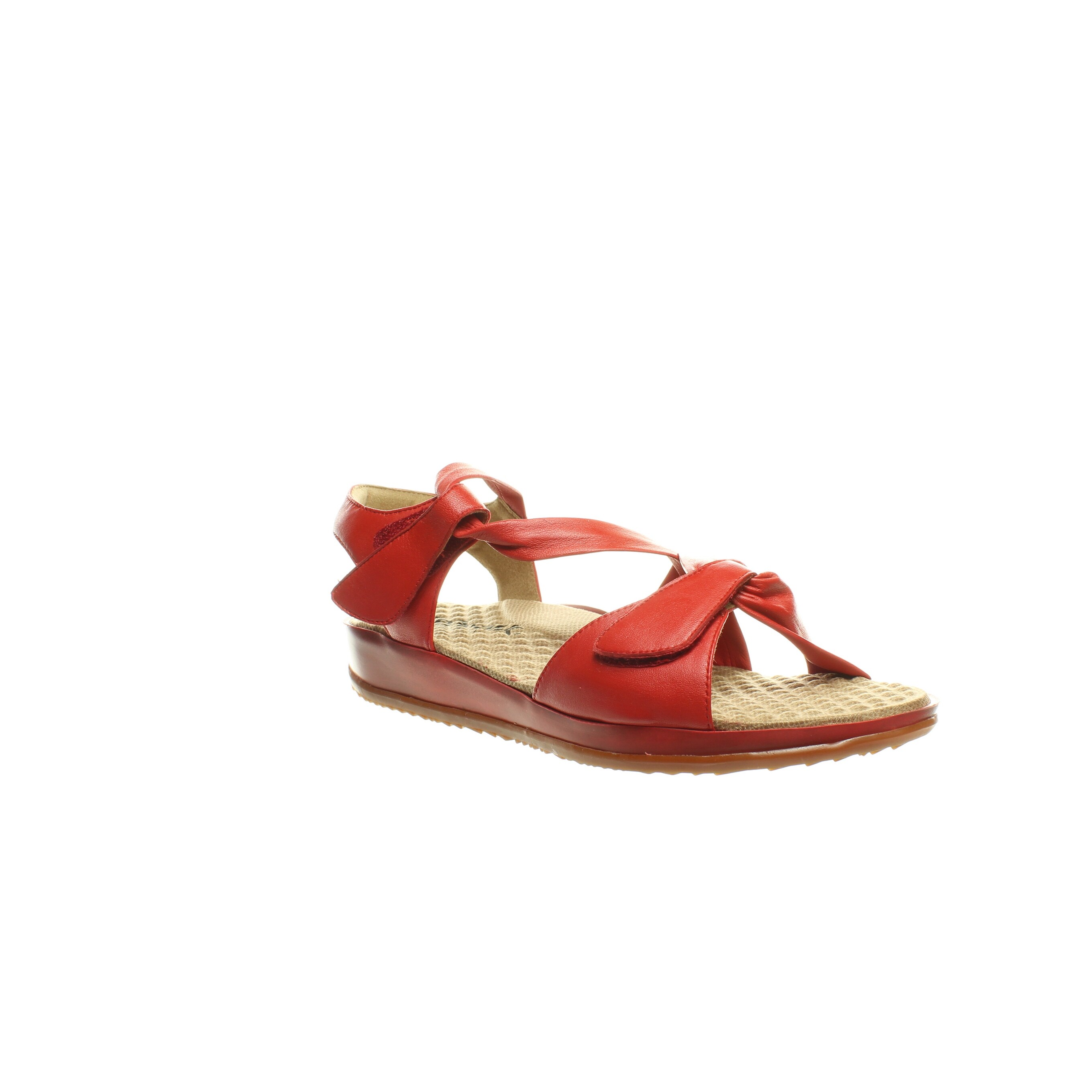 womens red sandals size 8