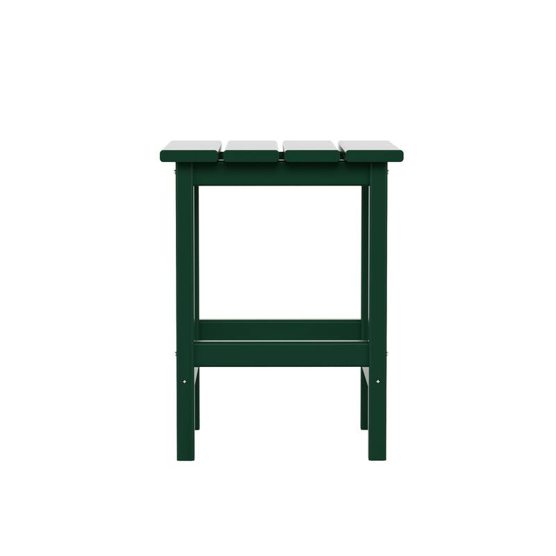 Laguna HDPE Eco-Friendly Outdoor Square Patio Side Table