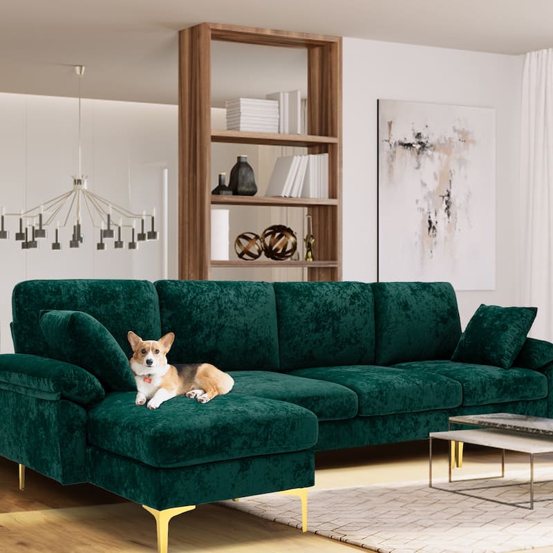 Kata 115" Sectional Sofa with Ottman