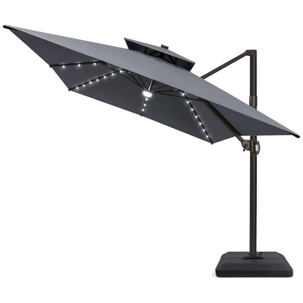 11 ft patio umbrella with led lights Clearance
