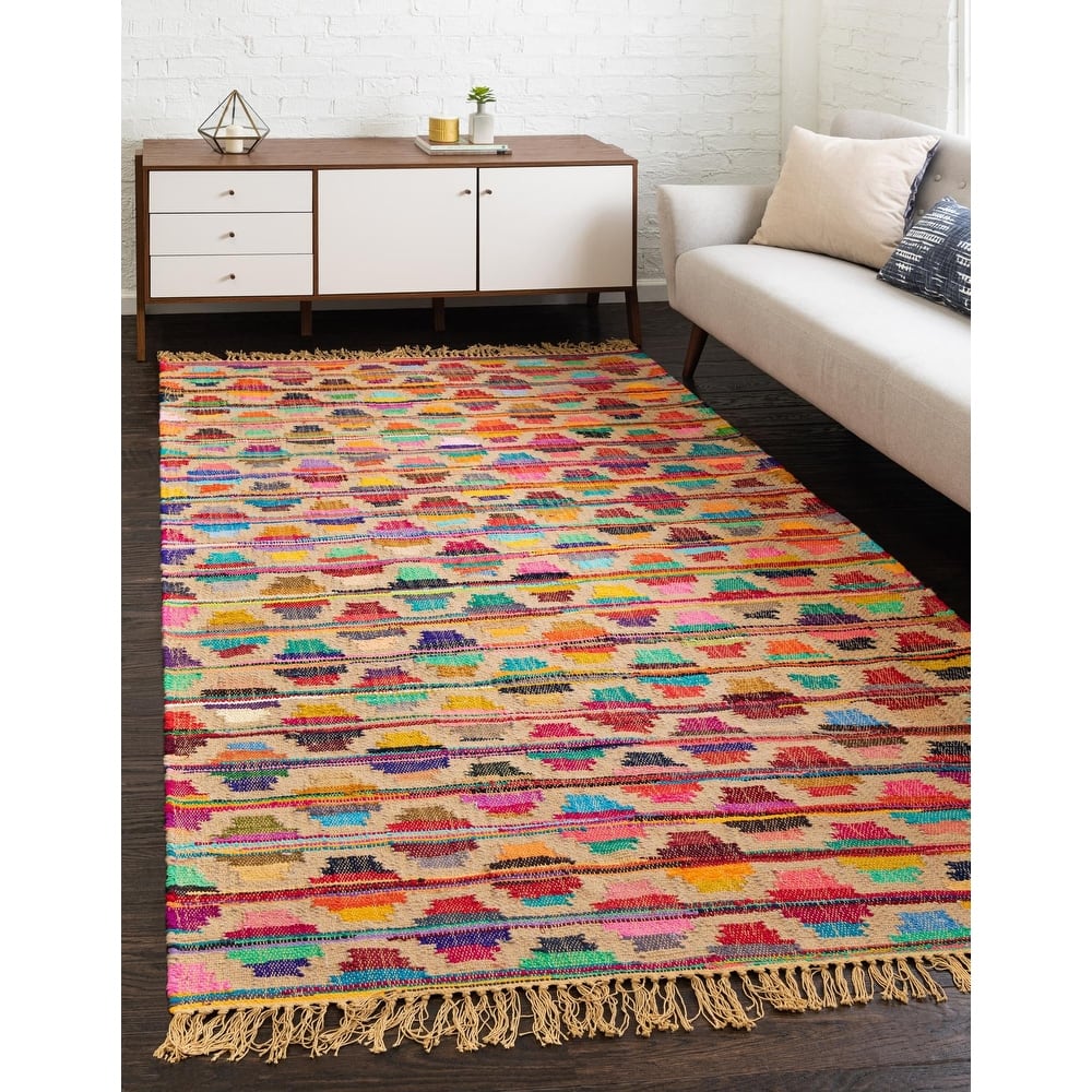 Contemporary Octiane Collection Area Rug