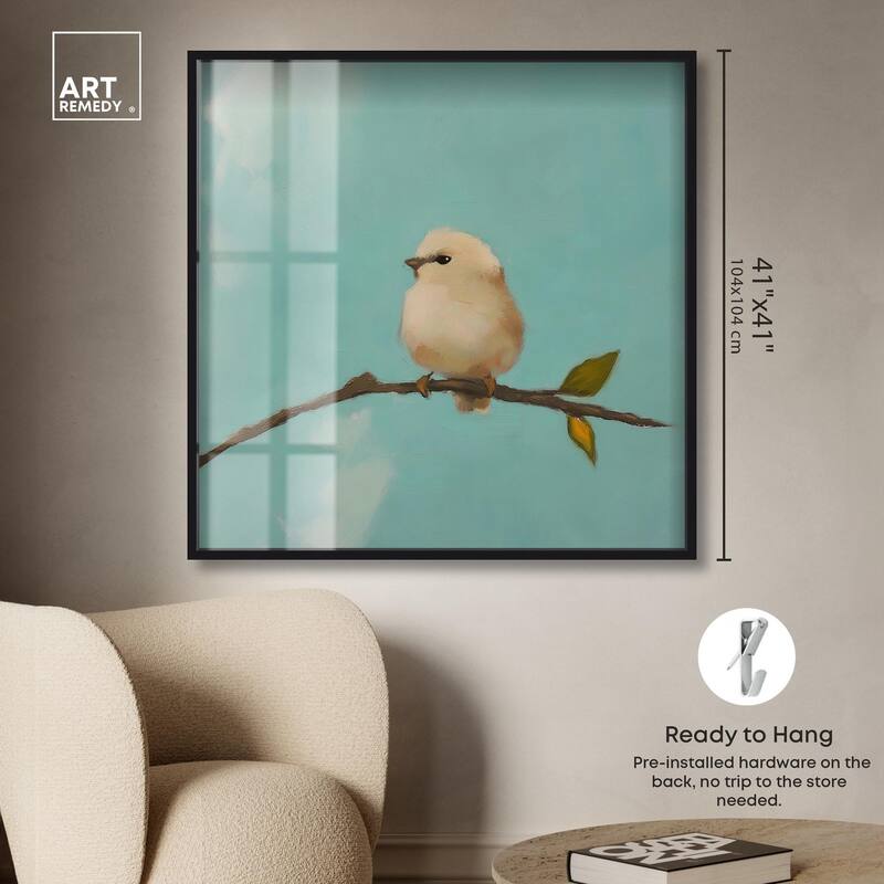 Azure Avian Shadowbox by Art Remedy