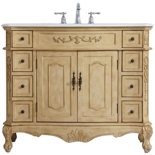 Elegant Lighting VF10142-VW Danville 42" Free Standing Single Basin