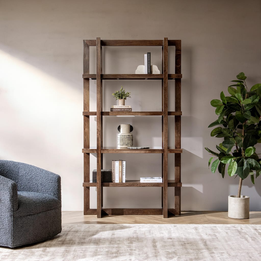 Classic Home Sydney Mango Wood Bookcase