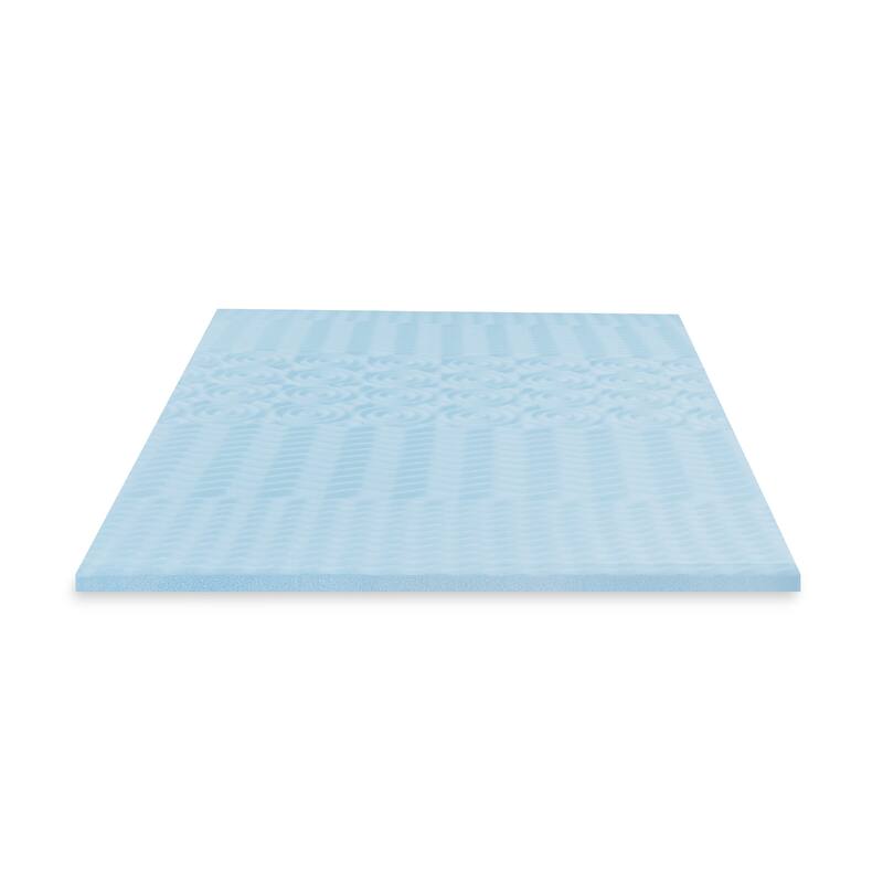 Bodipedic Zoned Convoluted Memory Foam Mattress Topper