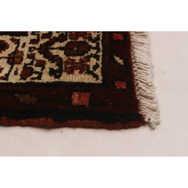 ECARPETGALLERY Hand-knotted Andelz Red Wool Rug - 3'8 x 9'11