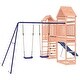 preview thumbnail 2 of 18, vidaXL Swing Set Outdoor Backyard Wooden Playground Equipment for Kids Age 3-8