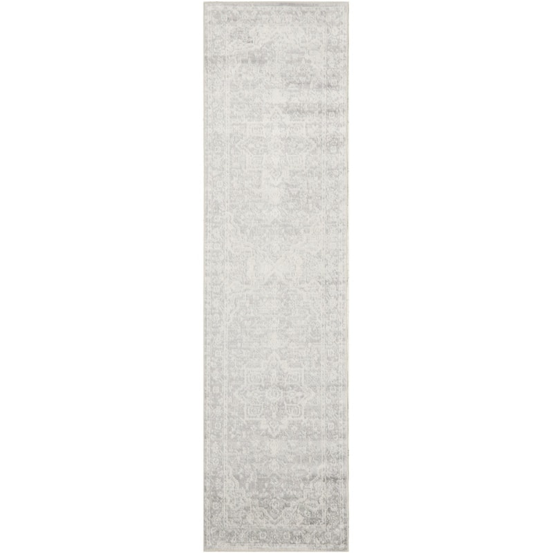 Nourison Astra Machine Washable Distressed Area Rug - 2' x 6' - Grey