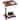 C Shaped End Table, Adjustable Height Swivel TV Tray, Rolling Sofa Side Table for Living Room & Bedroom