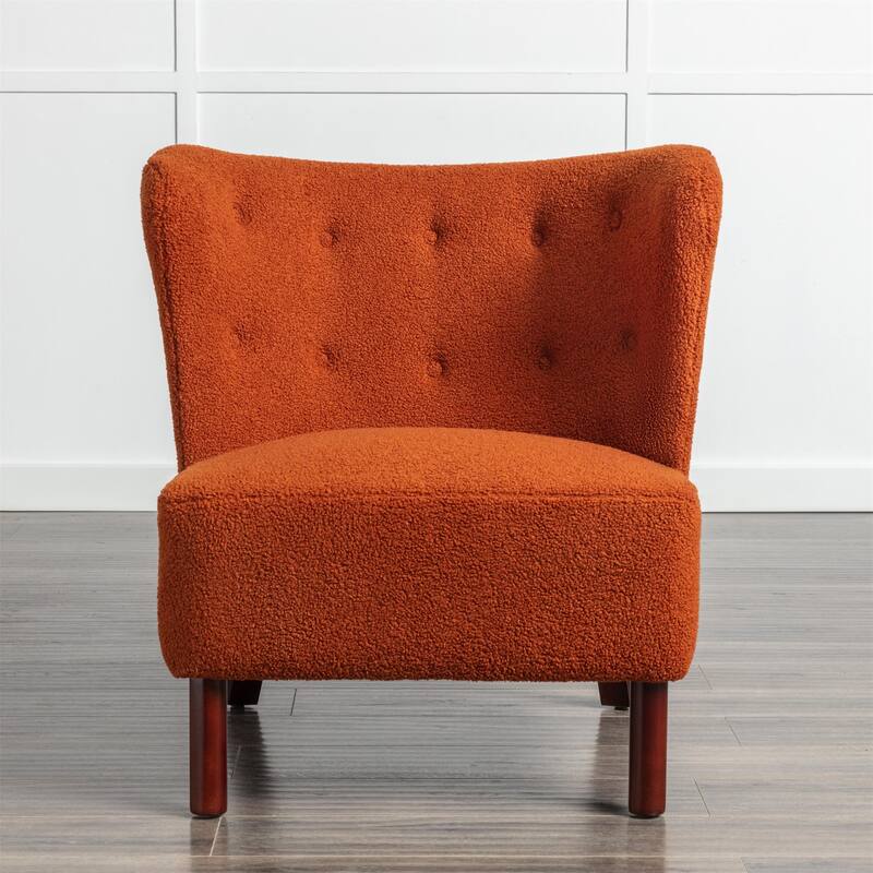 Merax Accent Chair, Upholstered Armless Chair