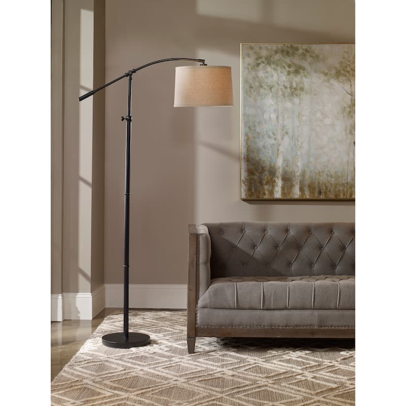 The Gray Barn Oil Rubbed Bronze Adjustable Metal Floor Lamp