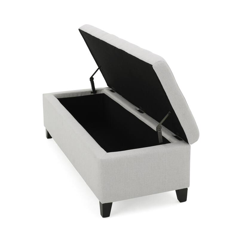 Roomfitters Modern Upholstered Storage Ottoman Bench, Lift-Top Entryway Seating