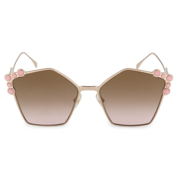 fendi geometric sunglasses