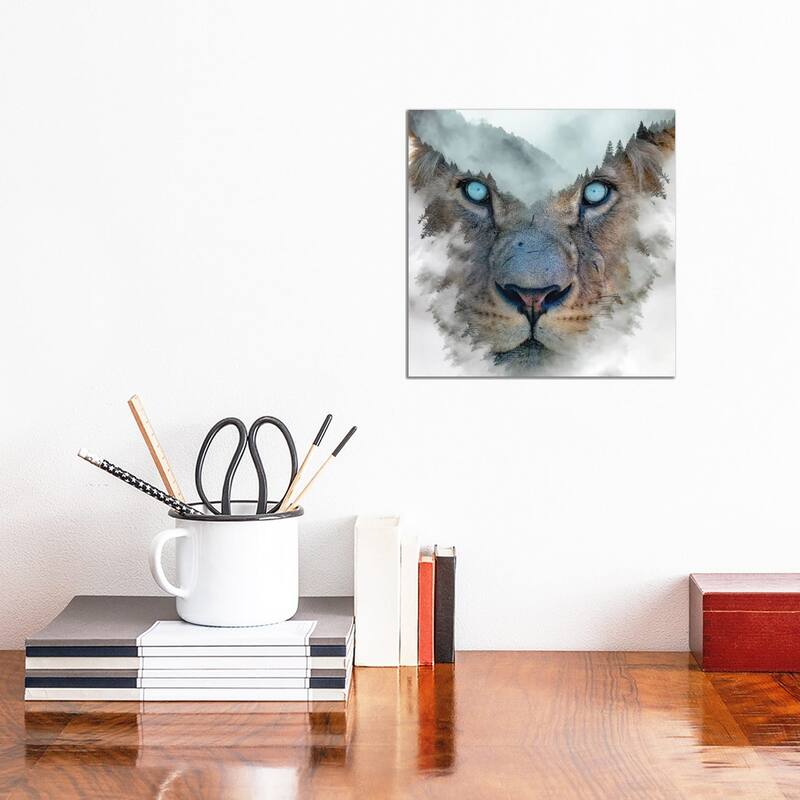 iCanvas "Lion King" by Paul Haag Canvas Print - 12x12x1.5