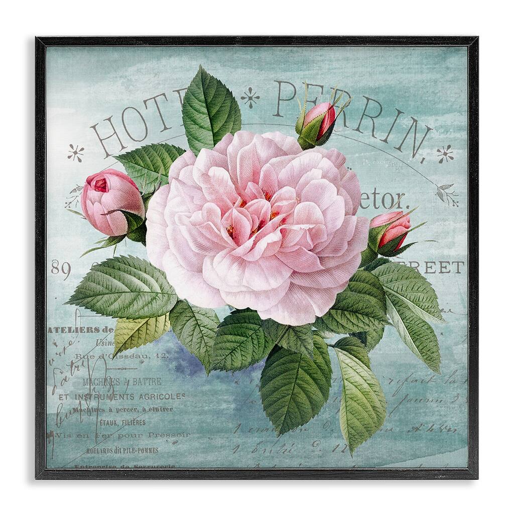 Stupell Bright & Rustic Tropical Bloom Framed Giclee Art Design By Susan Arnot