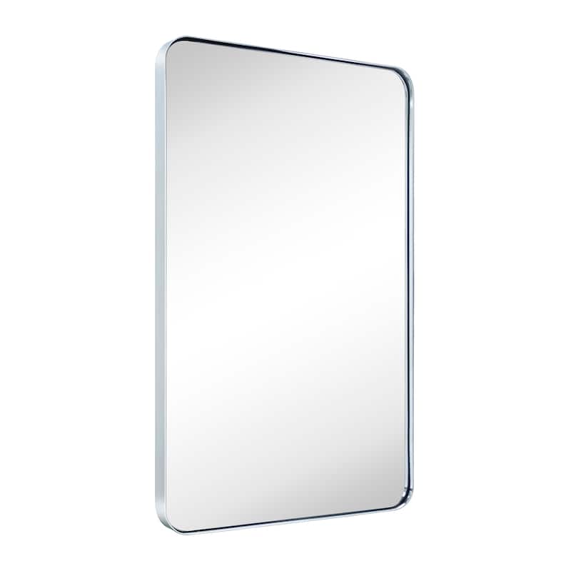 TEHOME Grozdana Rectangle Metal Mirror - 20" x 30" - Chrome