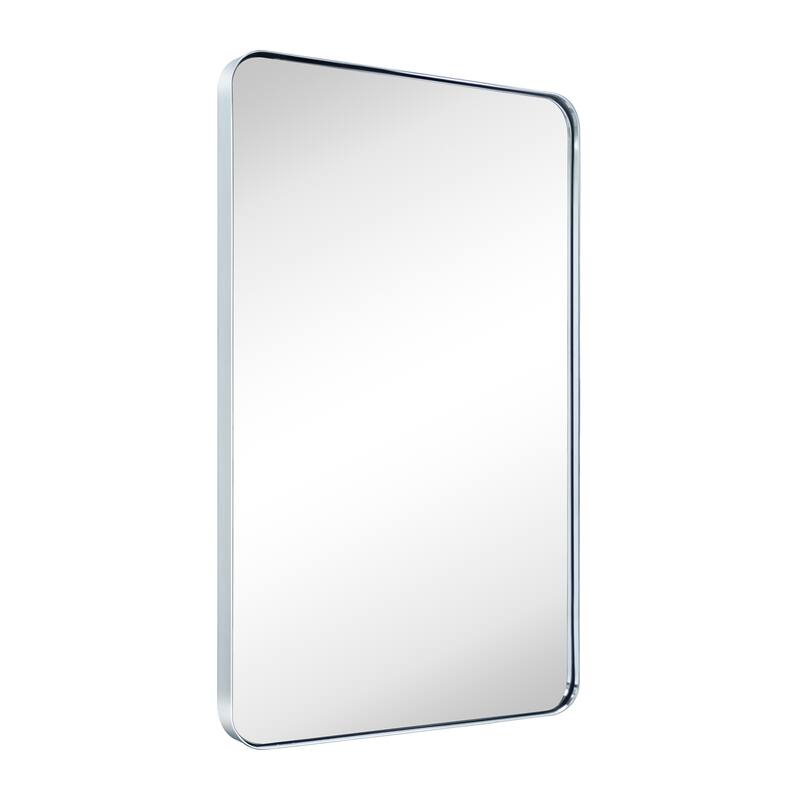 TEHOME Kengston Modern & Contemporary Rectangular Bathroom Vanity Mirror - 30'' x 36'' - Chrome