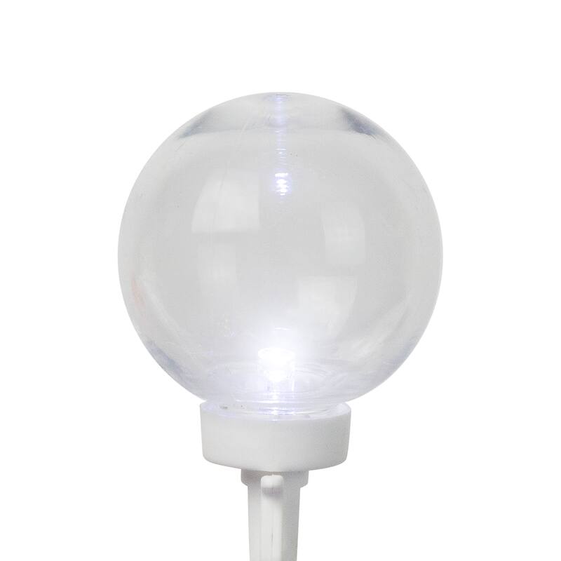 Patriotic LED G40 Christmas Lights - Red, White and Blue - 11' White Wire - 25ct