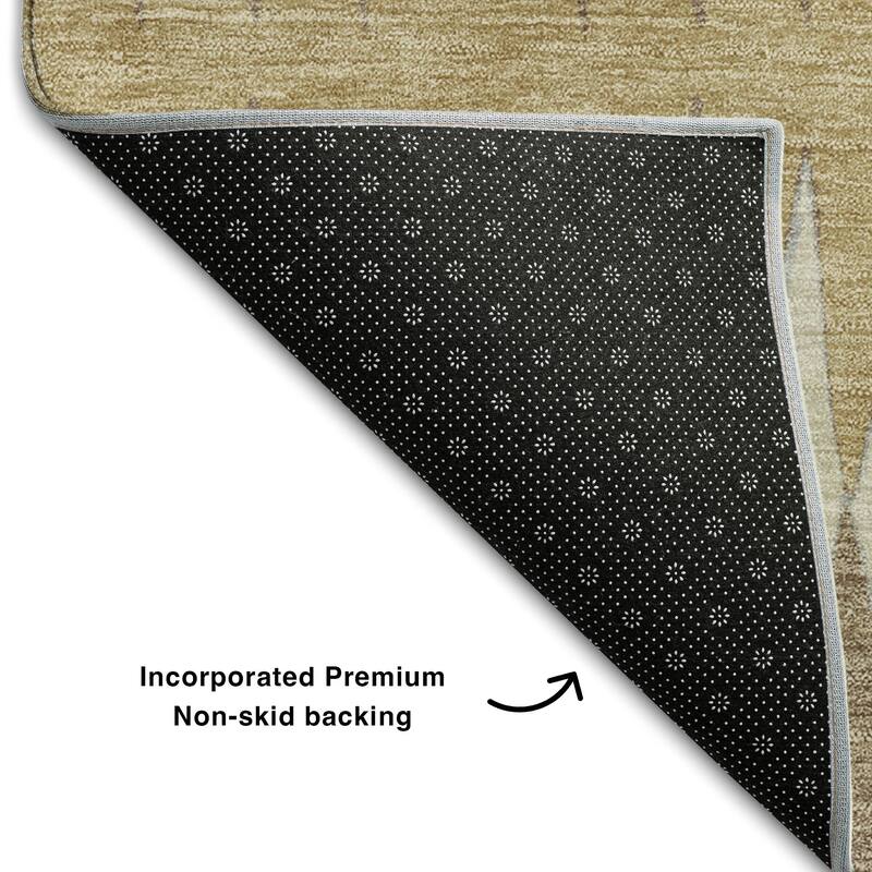Premium Washable Super Soft Modern Ziggy Mayfield Rug