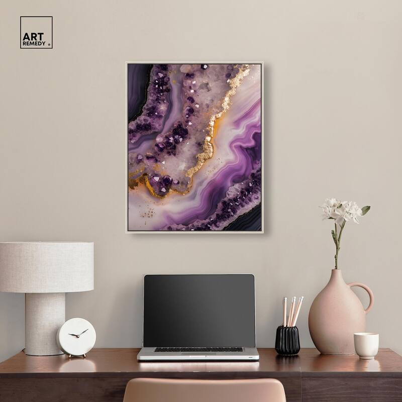 Amethystine Dream I Canvas by Art Remedy