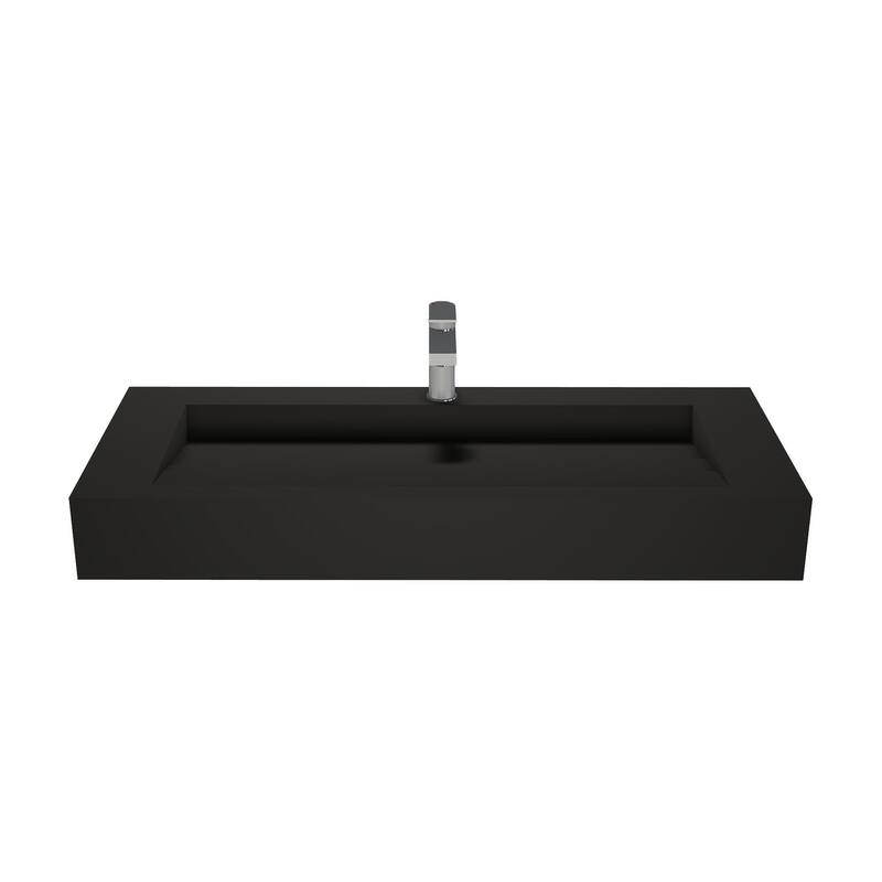 Audrey 36" - 72" Solid Surface Bathroom Vanity Top
