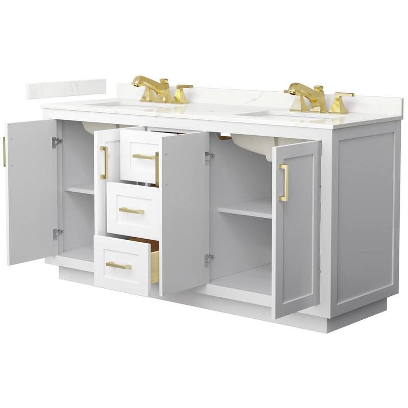 Wyndham Collection WCF292966D-QTZ-US3MXX Miranda 66" Free Standing