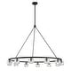 preview thumbnail 6 of 8, Aragon 12 Light Matte Black Chandelier