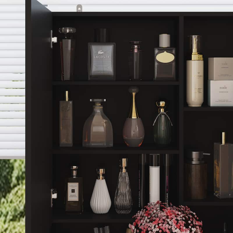 Dresser LED-Lit Vanity Dressing Cabinet with Full-Length Mirror