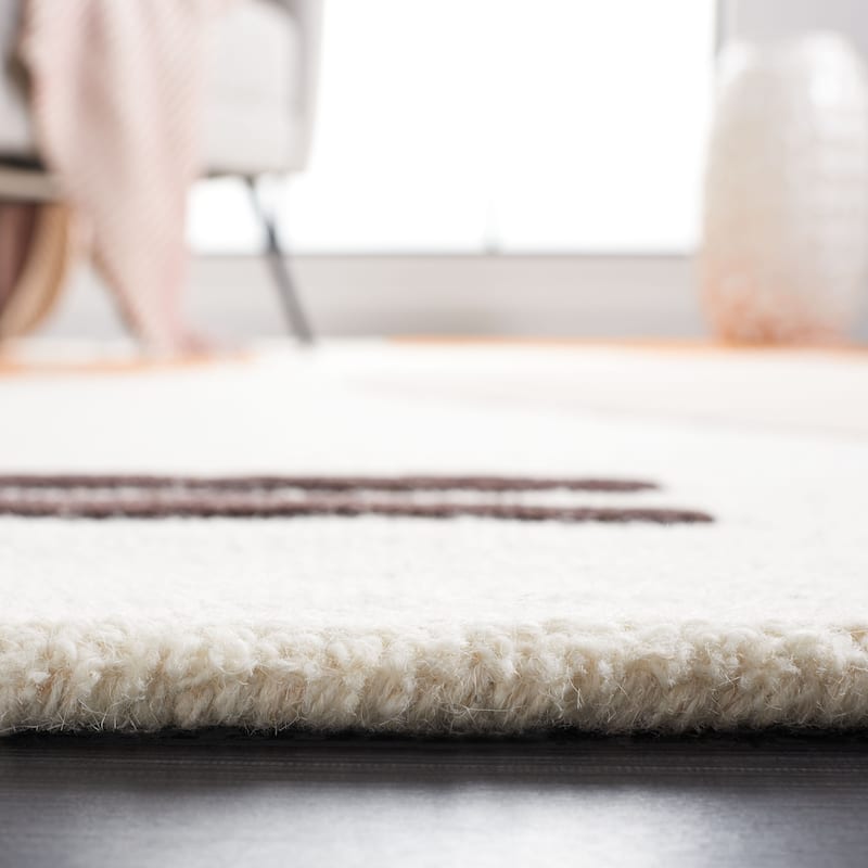 SAFAVIEH Handmade Rodeo Drive Vutka Mid-Century Modern Wool Rug