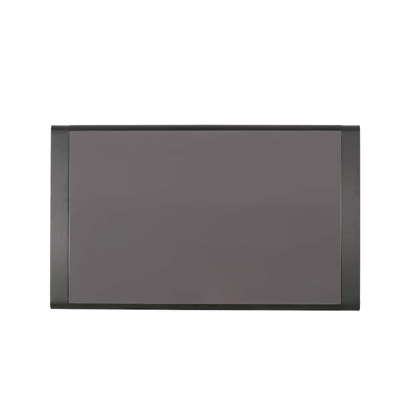 Maya Bay Aluminum and Tempered Glass Outdoor Coffee Table by Christopher Knight Home