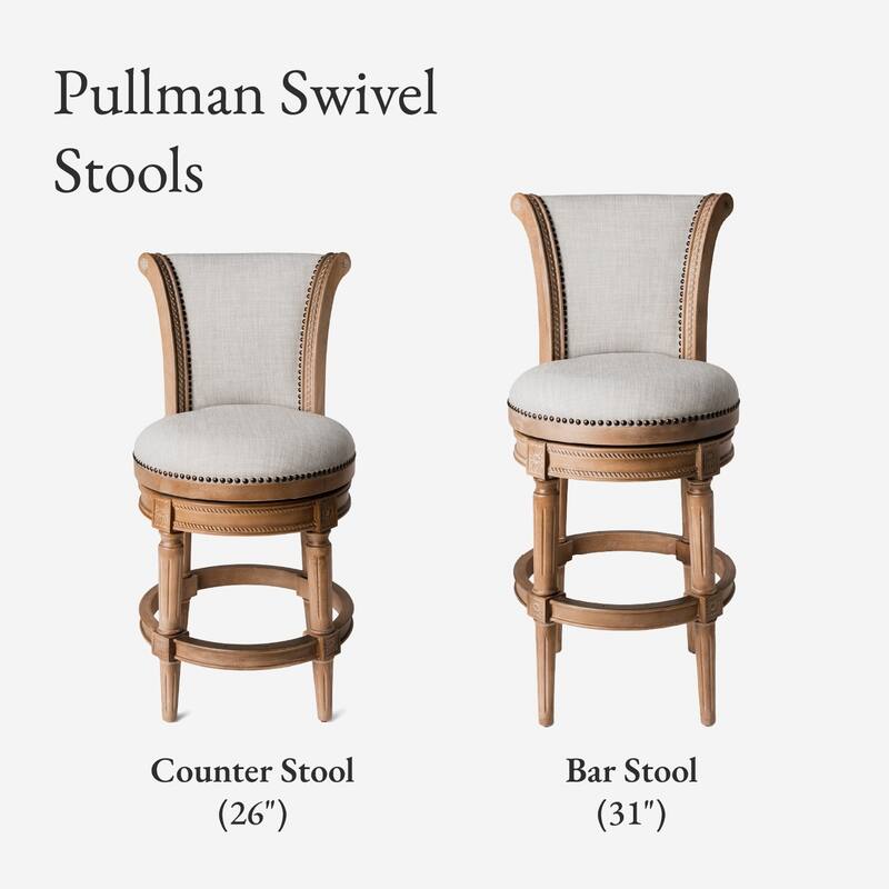 Maven Lane 26" Pullman Swivel Counter Height Kitchen Stool