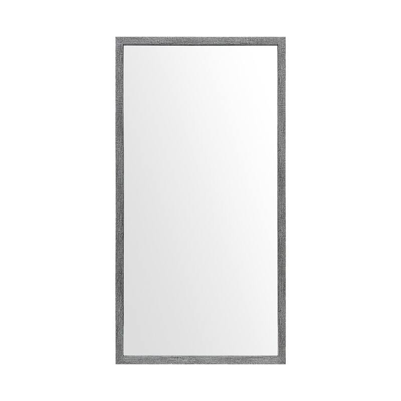 HomeRoots 42" Gray Framed Bathroom Vanity Mirror - 21.50 in. x 41.50 in. x 1.75 in.