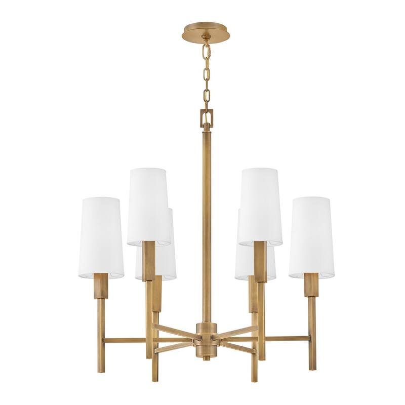 Hinkley Lighting 46455 Fenwick 6 Light 28" Wide Chandelier