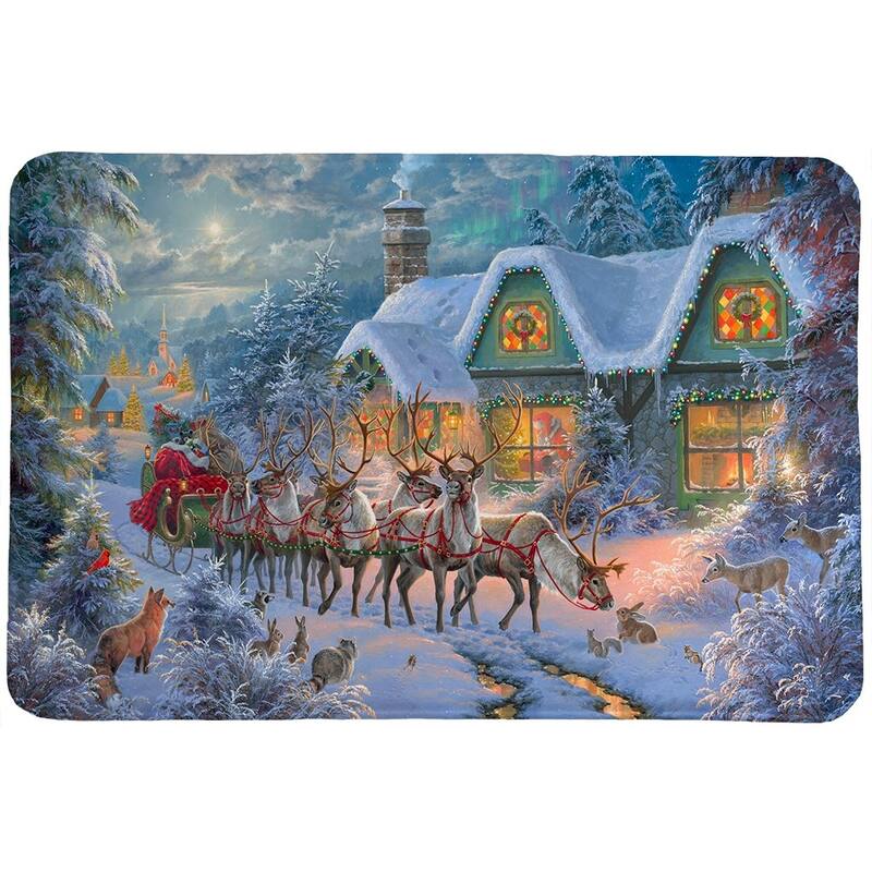 Christmas Magic Memory Foam Rug
