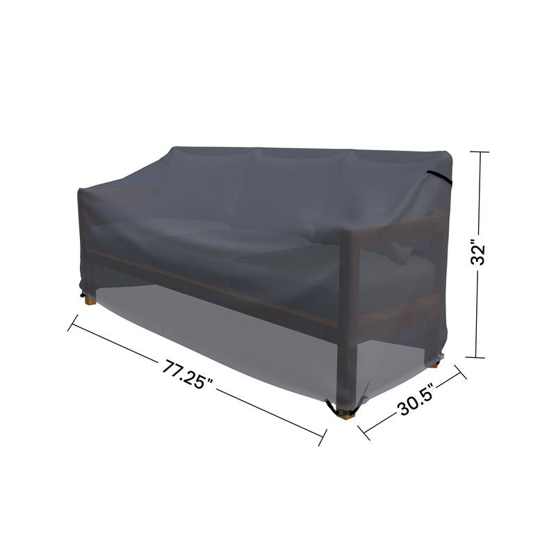 Brooklyn Outdoor Waterproof Patio Sofa Cover - 32 x 77.25 x 30.5