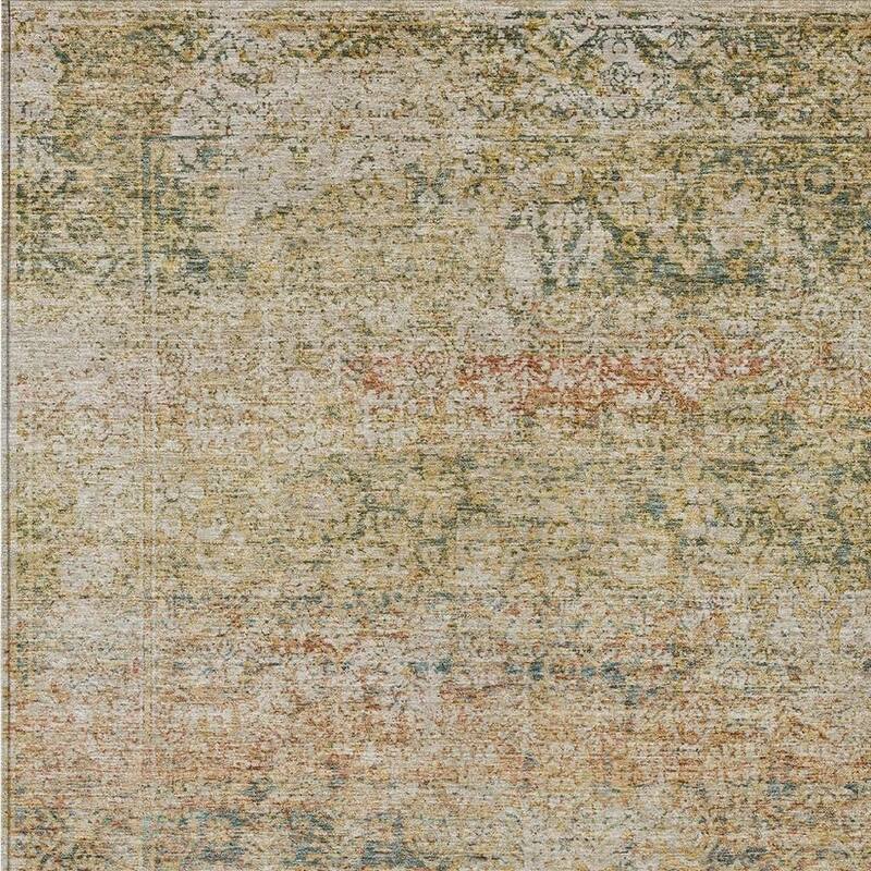 HomeRoots Abstract Traditional Rectangle Outdoor Rug