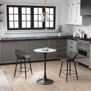 Kurv Mid-century Modern Counter Height Tulip Cafe Table