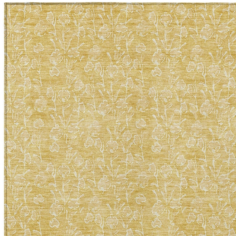 HomeRoots Floral Transitional Rectangle Outdoor Rug