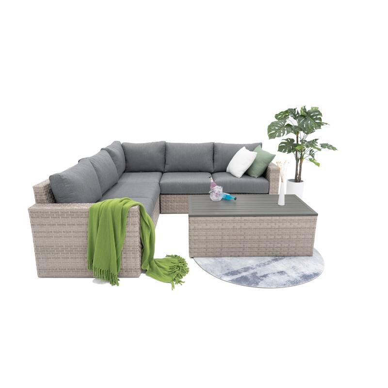 Avalon Bay 6-piece Deep Seating Sectional