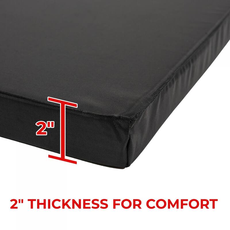 Sunny Health & Fitness No. 048 Tri-Fold Exercise Mat - Black