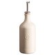preview thumbnail 1 of 3, Emile Henry Ceramic Cruet Standard Oil Bottle, 0.45 Liters, Clay - White