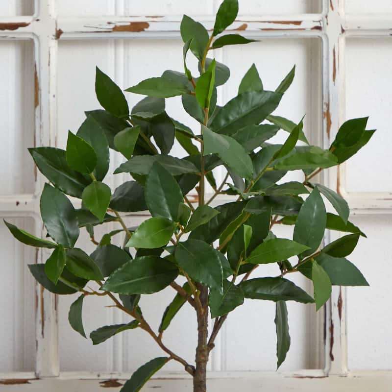 Decorative Topiary Plant 29In. Indoor Outdoor Garden Statue Home Decor - 2.42ft.