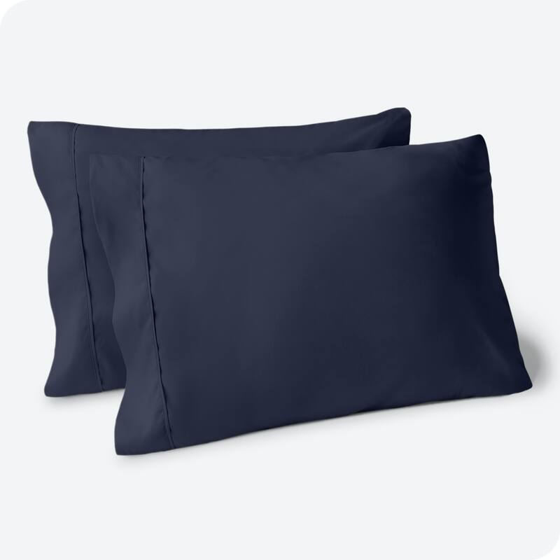 Bare Home Double Brushed Pillowcase Set (Set of 2) - King - Midnight