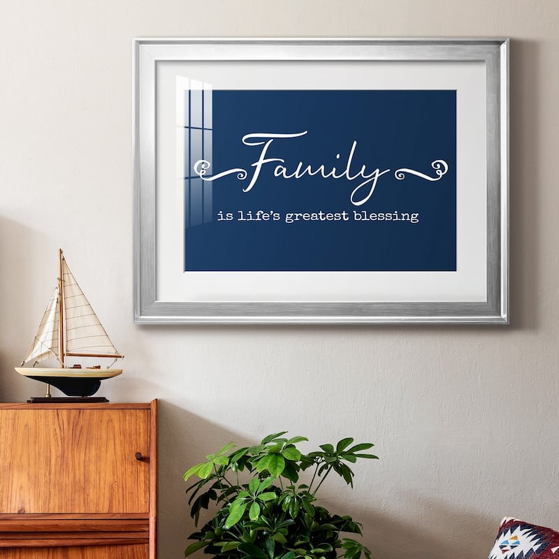 Family Greatest Blessing Premium Framed Print - Ready to Hang